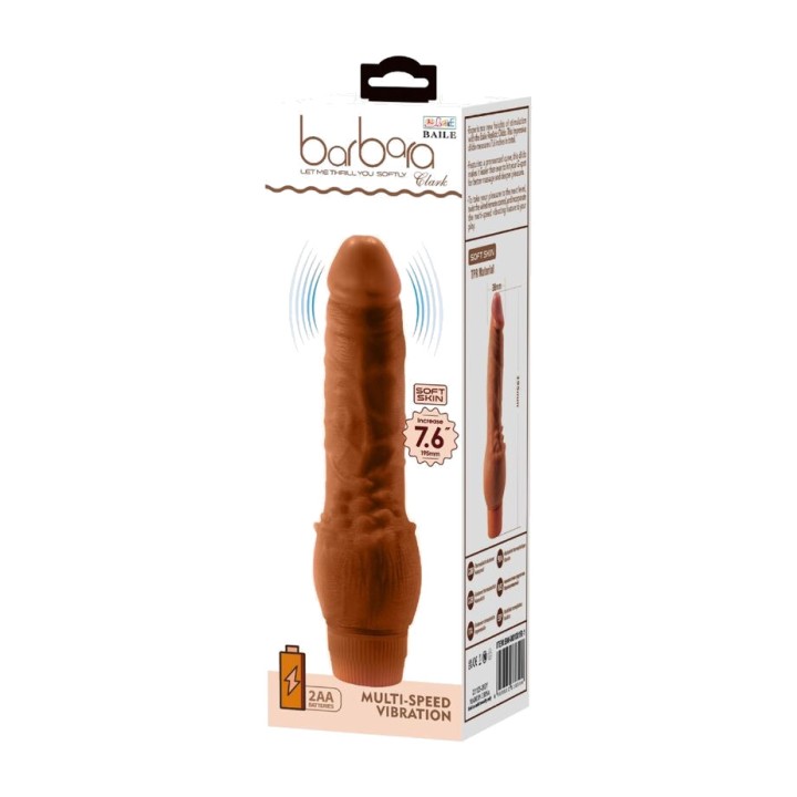 BAILE Realistisk vibratør BARBARA 19,5 CM D-242501VAR