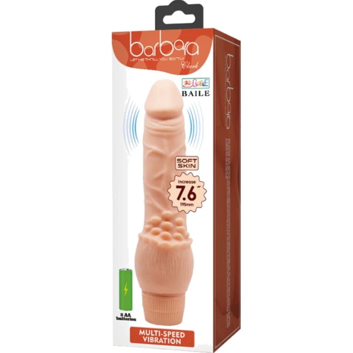 BAILE Valózsa vibrátor BARBARA 19,5 CM D-242501VAR