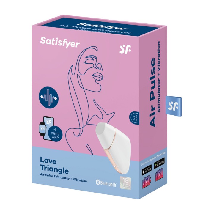 SATISFYER Clitoral vacuum pump with vibration LOVE TRIANGLE