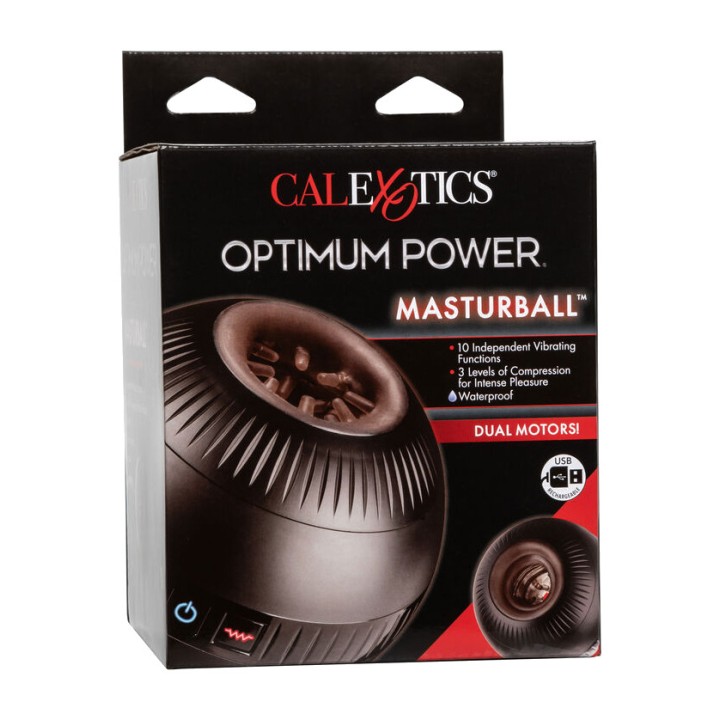 CALEXOTICS Mandeldild med vibration OPTIMUM POWER MASTURBALL
