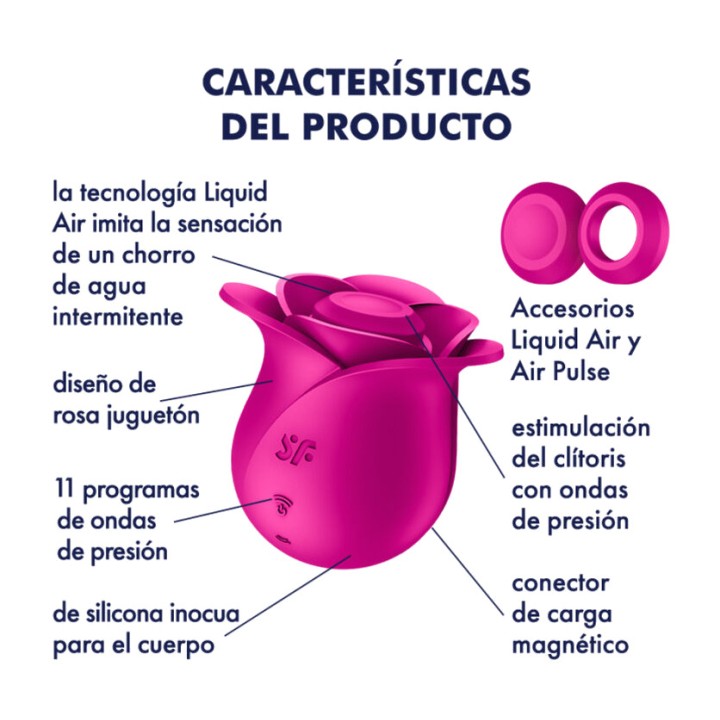 SATISFYER Ασπρότυλος επιπλέων κλιτόριος AIR PULSE PRO 2