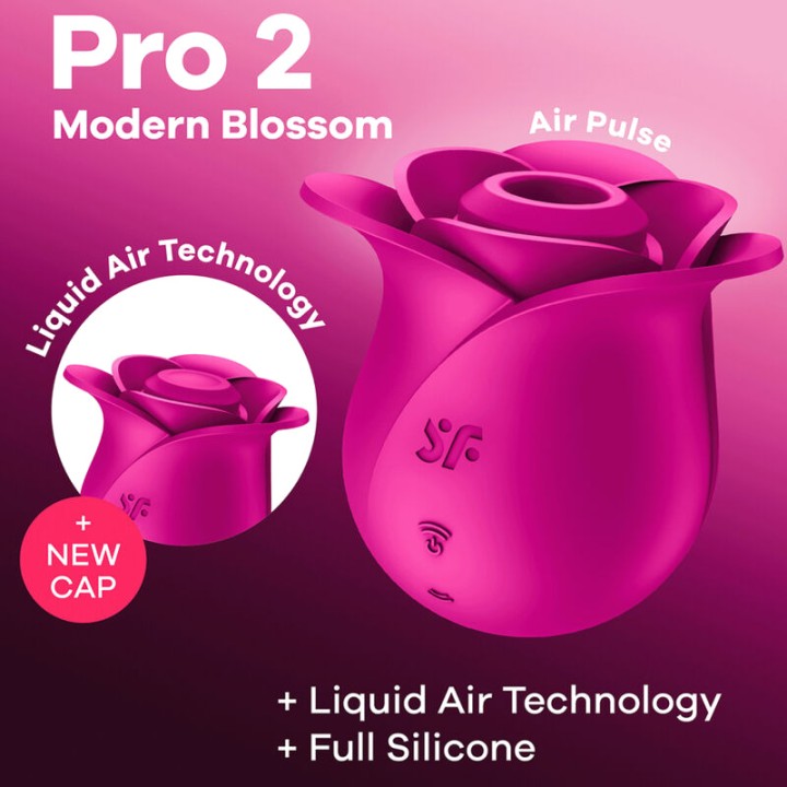 SATISFYER Ασπρότυλος επιπλέων κλιτόριος AIR PULSE PRO 2