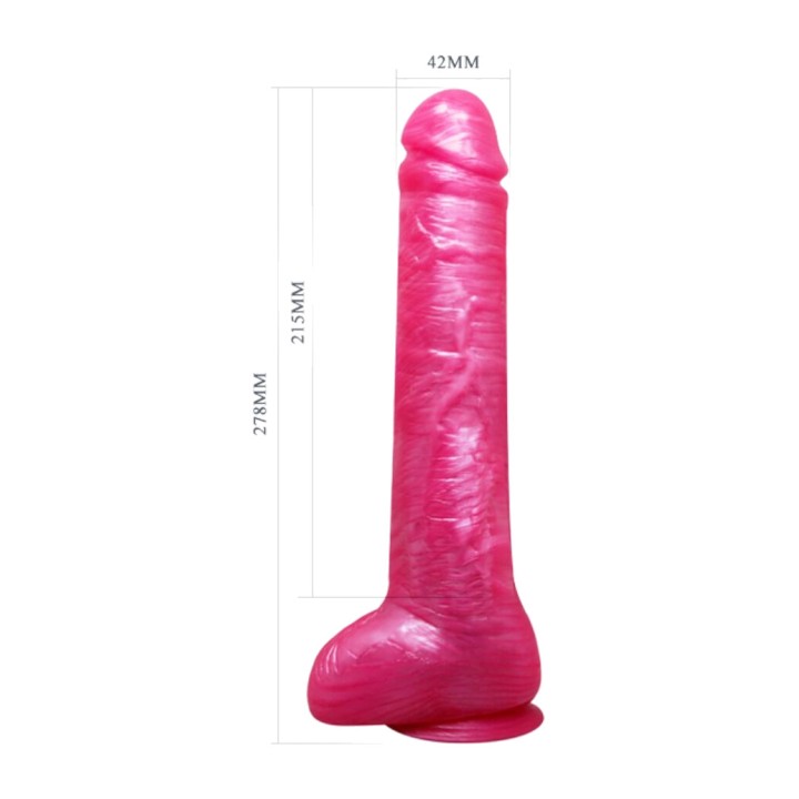 BAILE Realistic dildo with suction cup DONG D-218806
