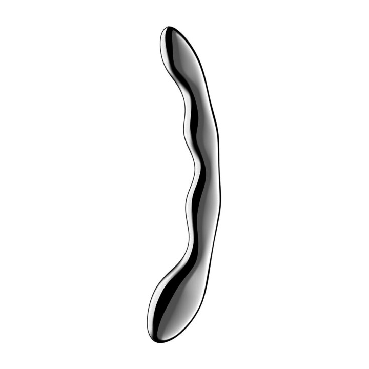SATISFYER Dildo de acero inoxidable doble uso COSMIC