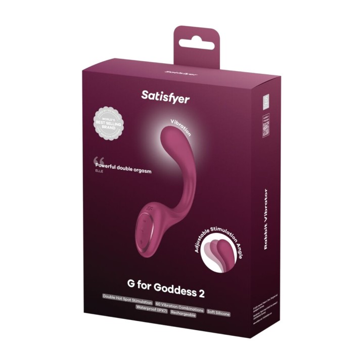 SATISFYER Vibrátor so štětcom G FOR GODDESS 2 D-244567VAR