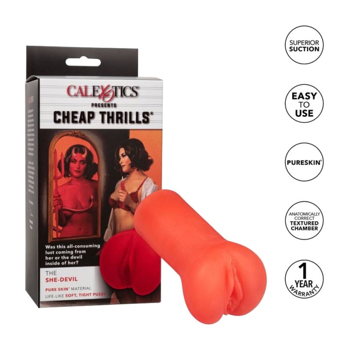 CALEXOTICS Masturbator za moške CHEAP THRILLS THE SHE DEVIL