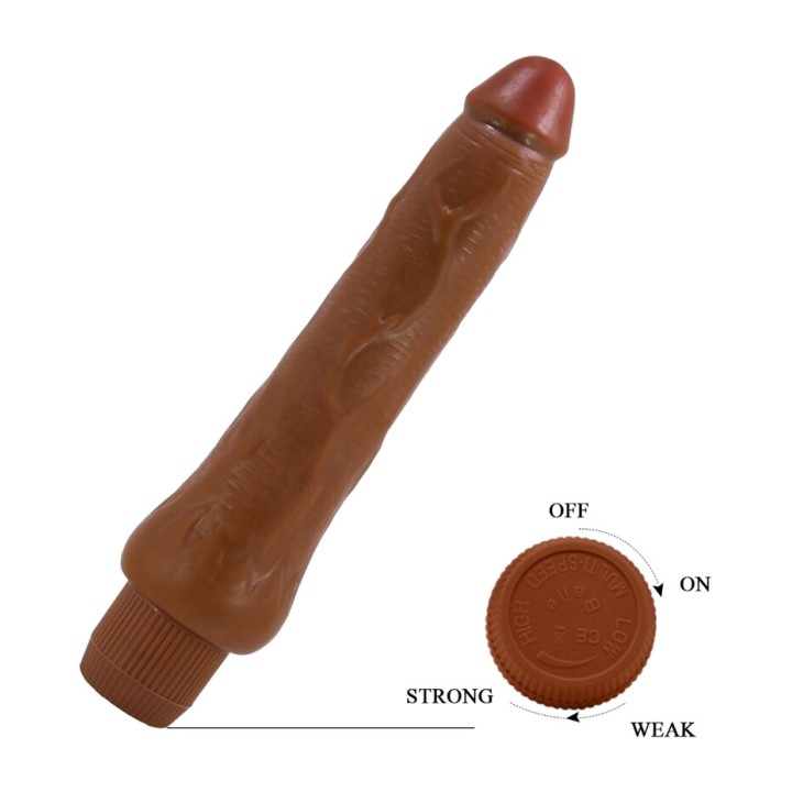 BAILE Realističen vibrators DRYAD 25 CM D-242513