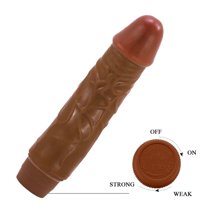 BAILE Vibrador realístic JEFF 19,5 CM D-242508
