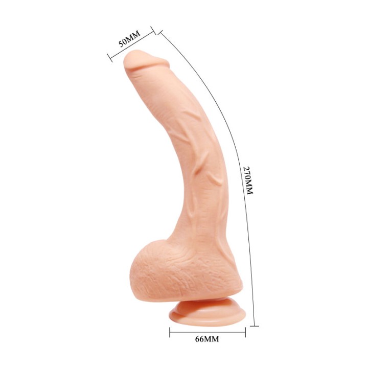 BAILE Pênis realístico BEAUTIFUL JACK 26 CM D-230704