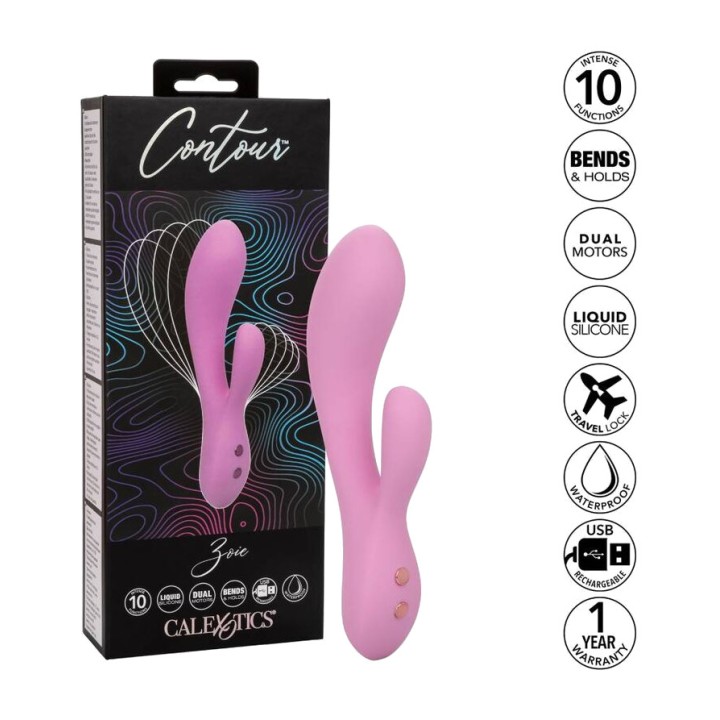 CALEXOTICS Wibrator z uszkiem CONTOUR ZOIE D-233080