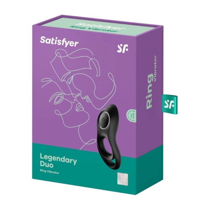 SATISFYER Vibrová kroužková náramek pro penis LEGENDARY DUO