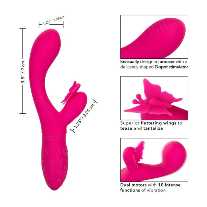CALEXOTICS Vibrador rabbit BUTTERFLY KISS FLUTTER D-233035