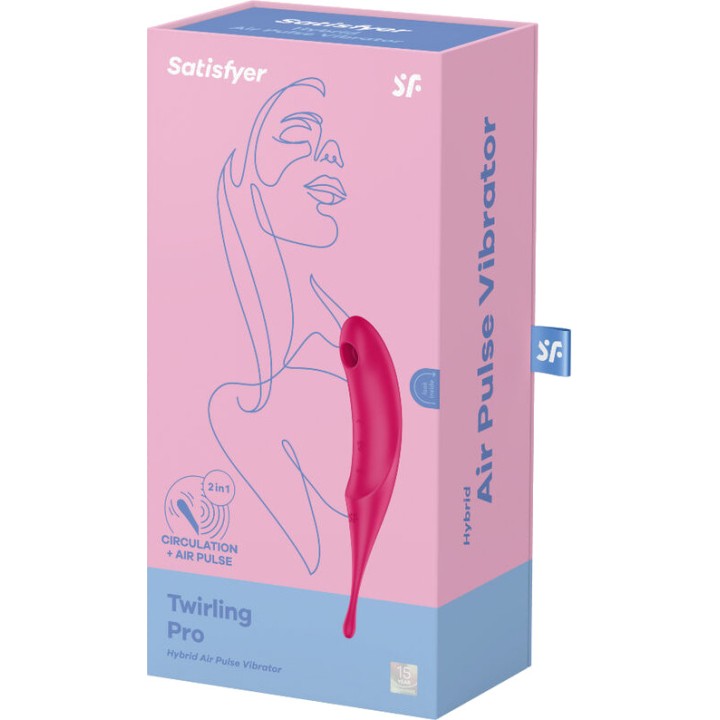 SATISFYER Clitorissauger mit Vibration TWIRLING PRO