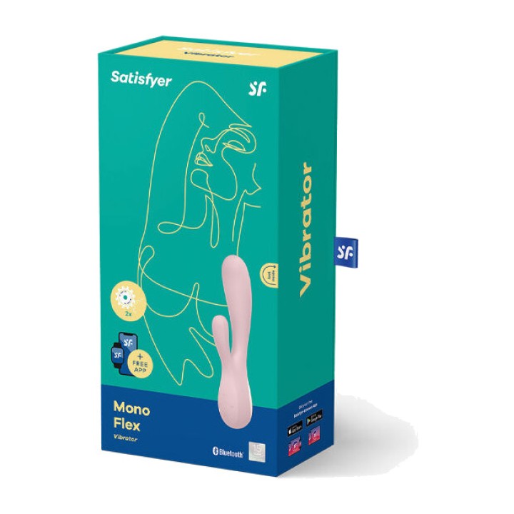 SATISFYER Vibrattori-puikka sovelluksella MONO FLEX