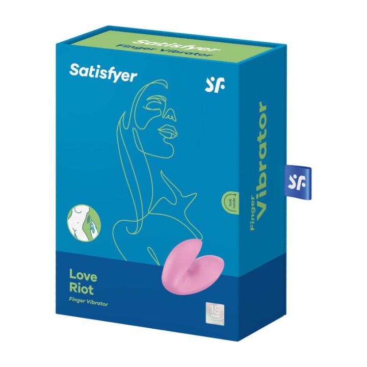 SATISFYER Wibrator do palca LOVE RIOT D-232730VAR