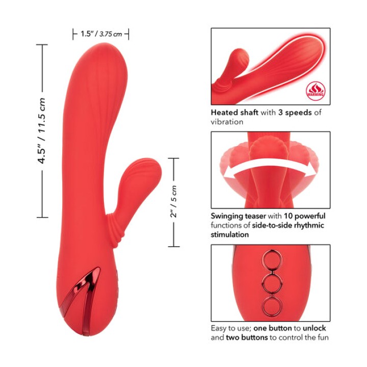CALEXOTICS Vibrátor s králíkem PALISADES PASSION D-232200