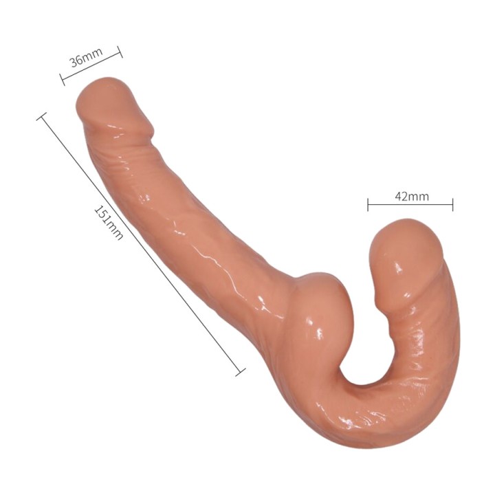BAILE Dildo com arnês sem fixação ULTRA PASSIONATE D-231159
