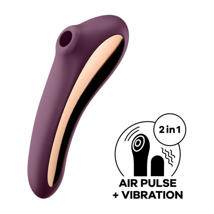 SATISFYER Klitorislock med vibration DUAL KISS D-231141VAR