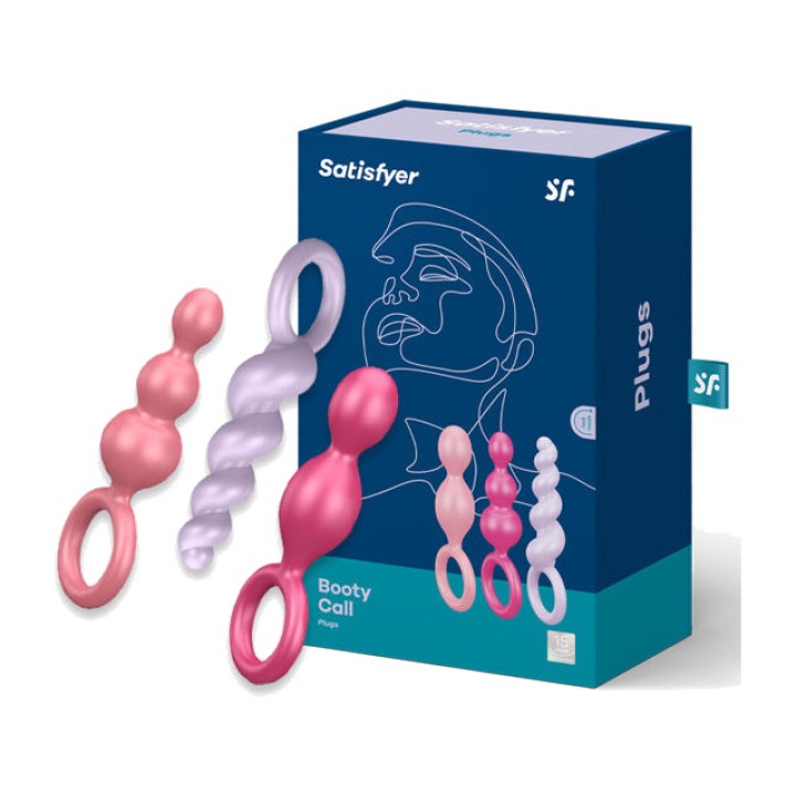SATISFYER Analklips sæt 3 PCS D-218452VAR