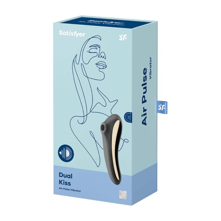 SATISFYER Clitorissauger mit Vibration DUAL KISS D-231141VAR