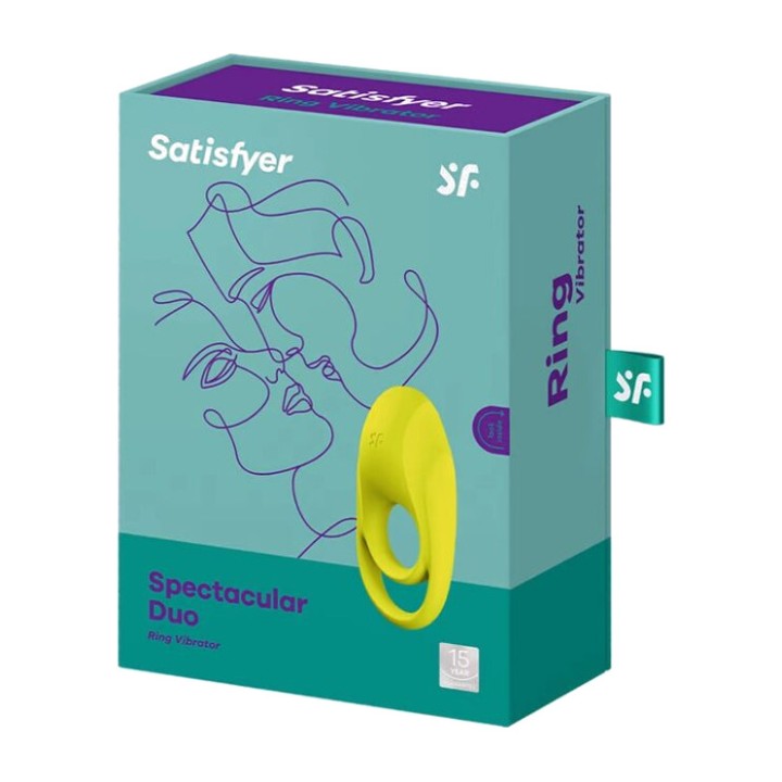 SATISFYER Vibrerend ring voor de penis SPECTACULAR DUO