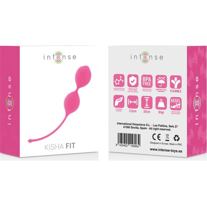 INTENSE Kulki Kegel z siliconu KISHA FIT D-216046VAR