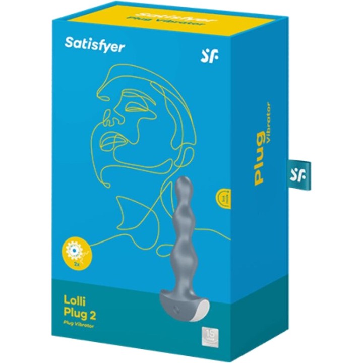 SATISFYER Plug anale con vibrazione LOLLI 2 D-228791VAR