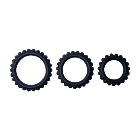 set med 3 ringar för penis titan 2,8cm 2,4cm 1,9cm