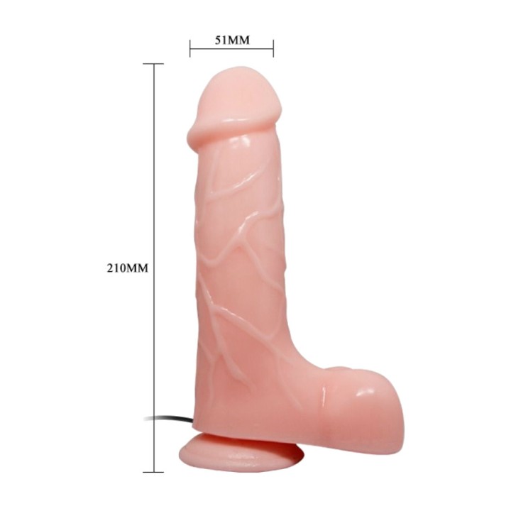 BAILE Realistic vibrator BARBARA 21 CM D-219379