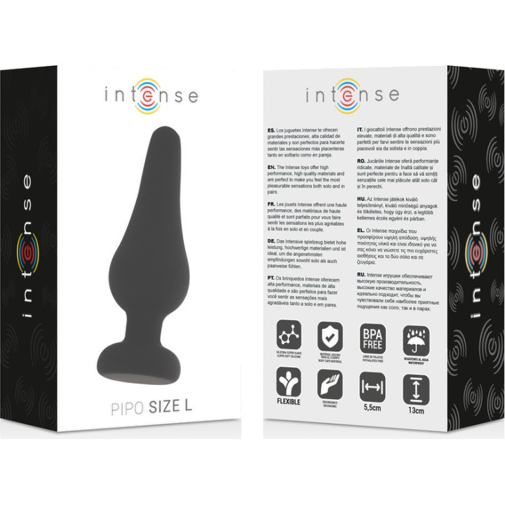 INTENSE Analplug aus Silikon PIPO D-216039VAR