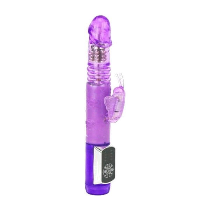 BAILE Vibratore con stimolatore anale US BUTTERFLY PRINCE