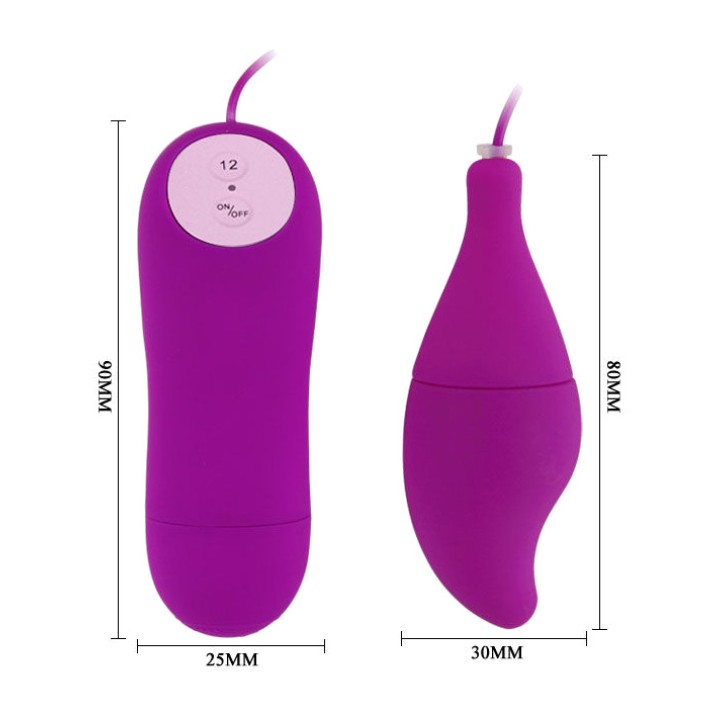 BAILE Vibrador estimulant PLEASURE SHELL 12 D-195930