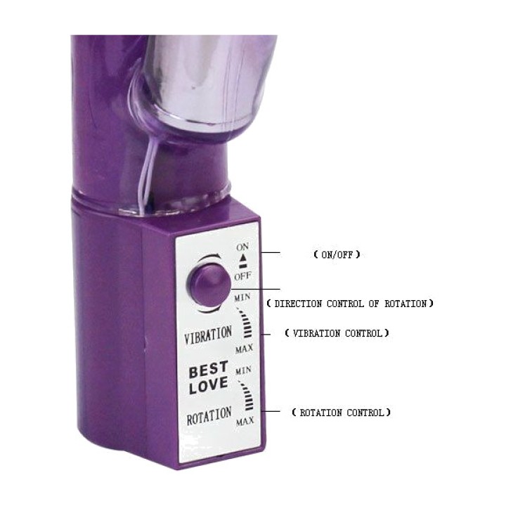 BAILE Vibrator cu pierderi rotative perle HOT LADY II