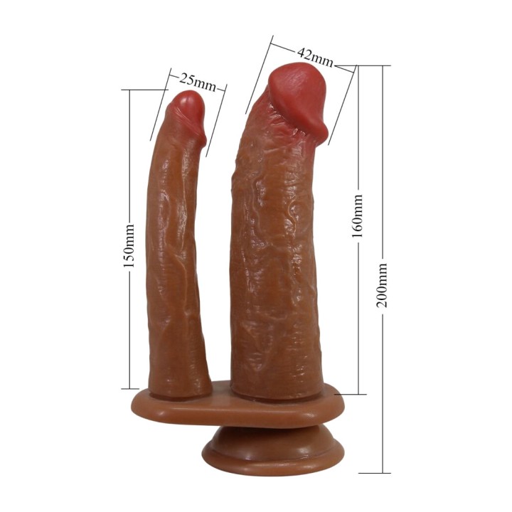 PRETTY LOVE Dildo doppio realistico GORAN D-242725