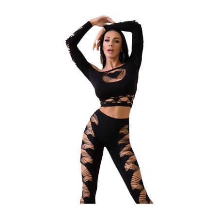 conjunto de top e leggins cr 4436