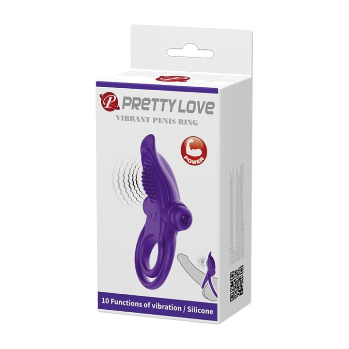 PRETTY LOVE Vibreringsring for penissen D-237569