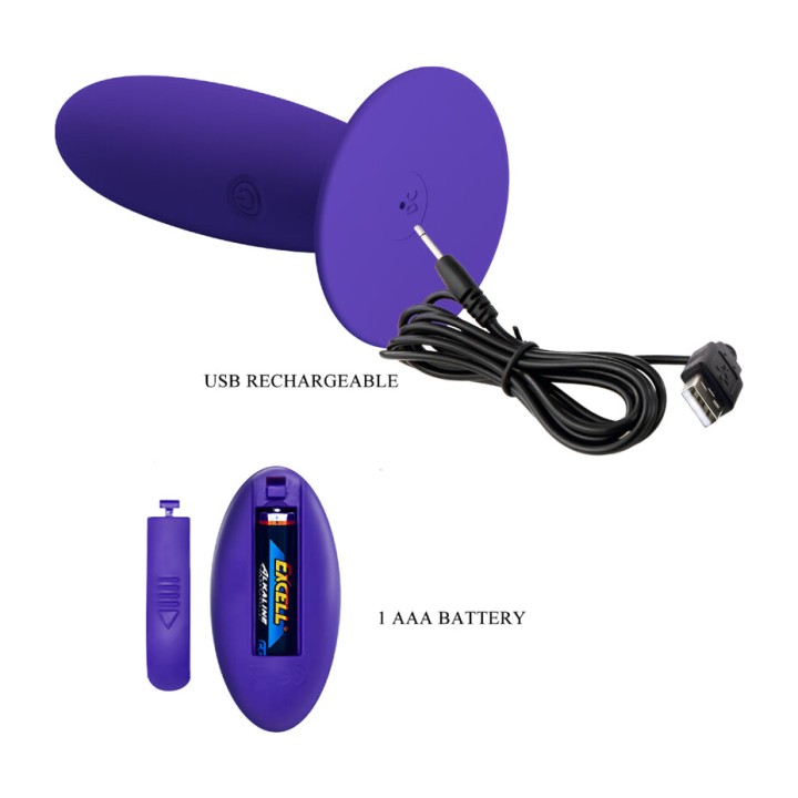 PRETTY LOVE Anal vibrator with remote control YOUTH D-236998