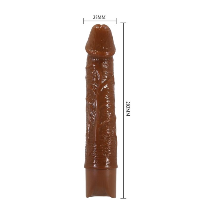 PRETTY LOVE Vibrator realistic LEONARDO 20CM Ø 4CM D-246068