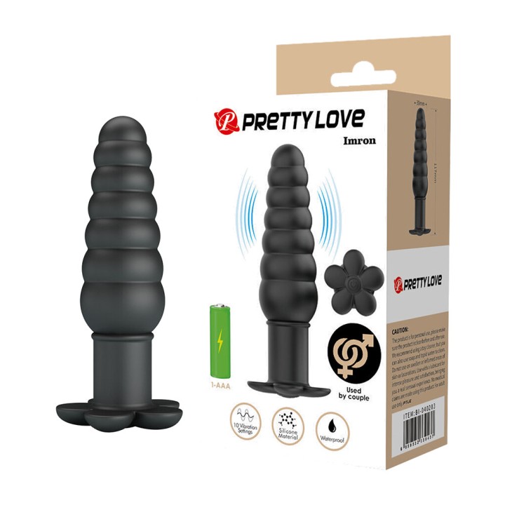 PRETTY LOVE Plug anale con vibrazione IMRON D-245226