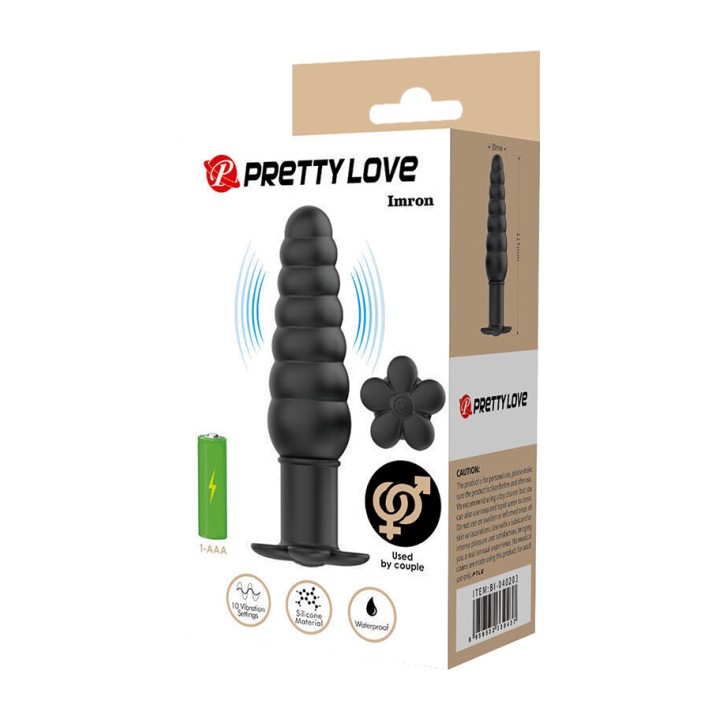 PRETTY LOVE Plug anale con vibrazione IMRON D-245226