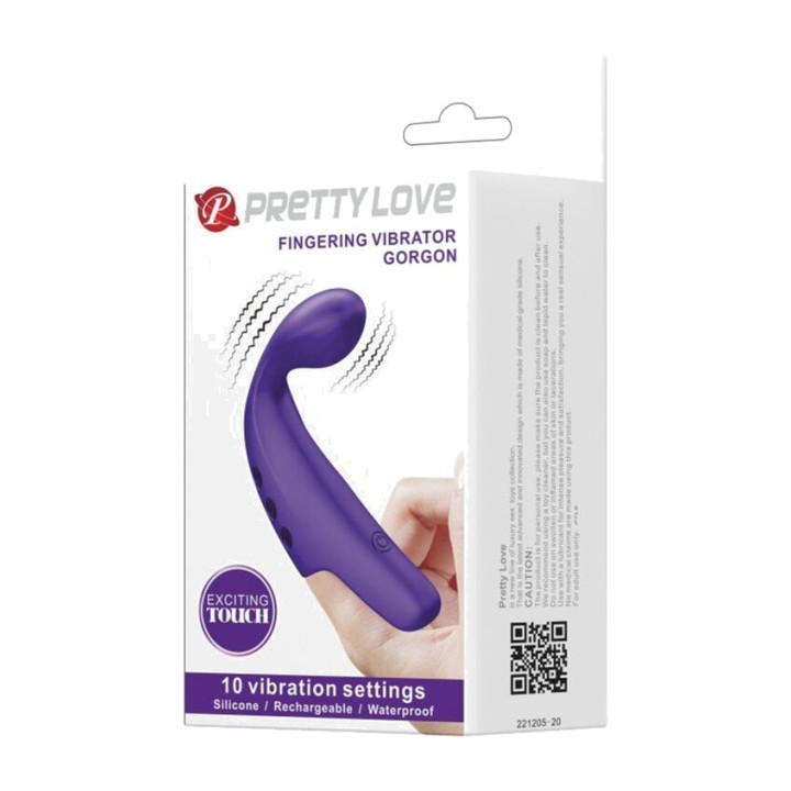 PRETTY LOVE Ujj vibrátor GORGON D-233396VAR