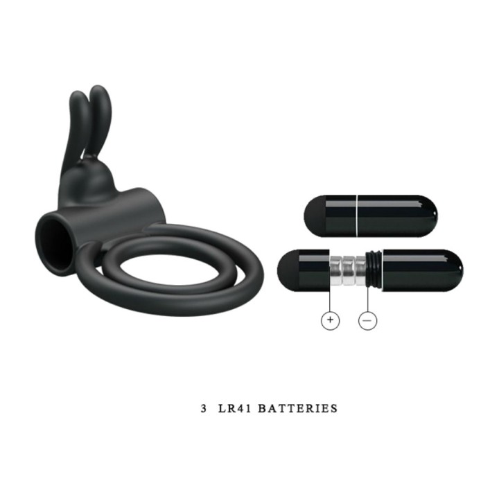 PRETTY LOVE Silicone vibration ring OSMOND D-219979