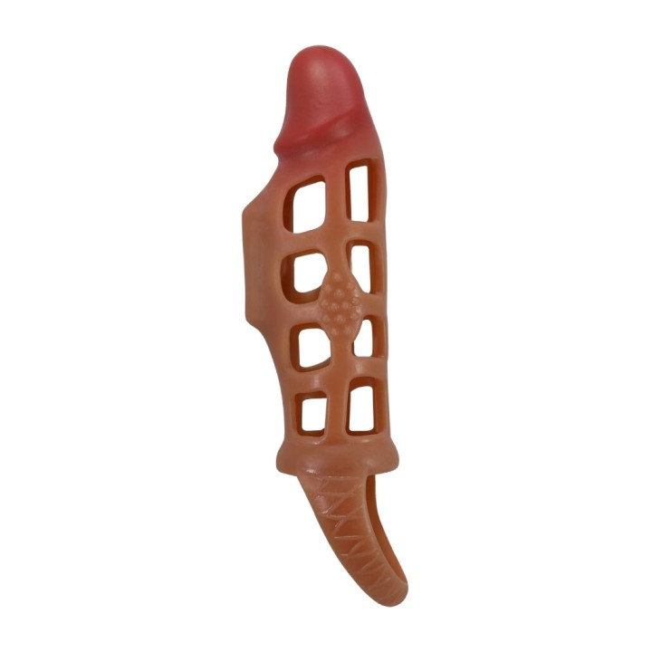 PRETTY LOVE Couvre-pénis avec vibration PRESTON 18 CM