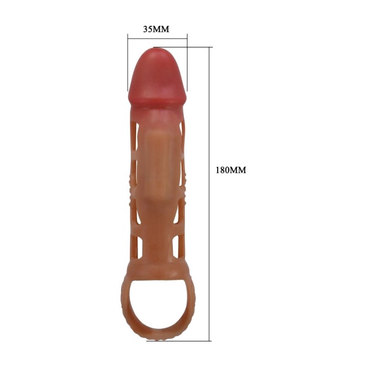 PRETTY LOVE Vibrerende peniskapsel PRESTON 18 CM D-242731