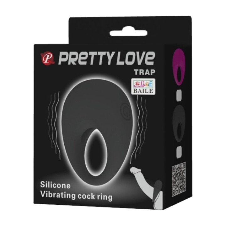 PRETTY LOVE Anneau vibrant pour pénis TRAP D-210494
