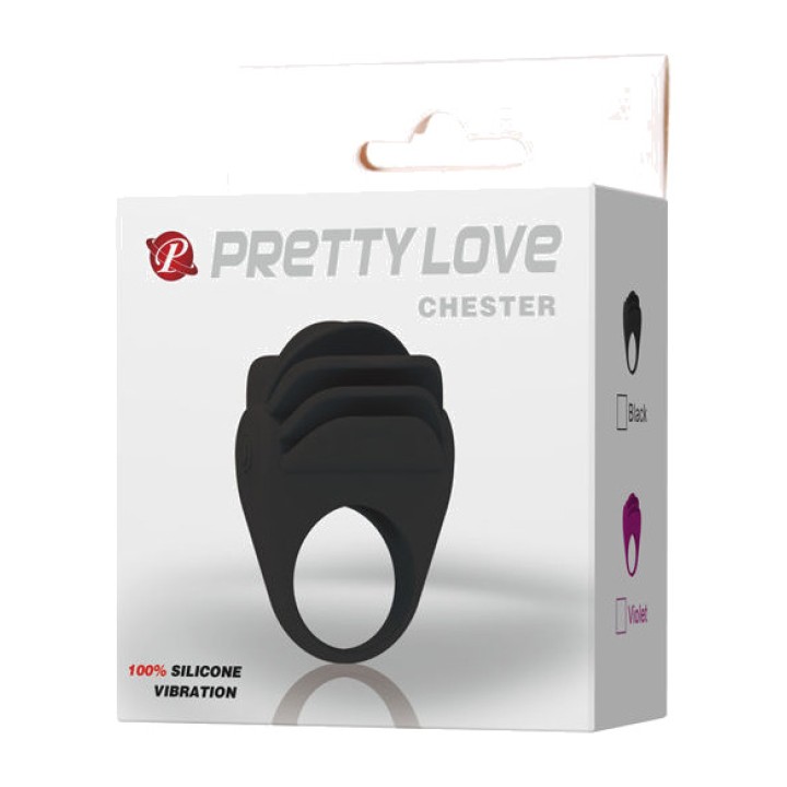 PRETTY LOVE Penis vibration ring CHESTER D-205206