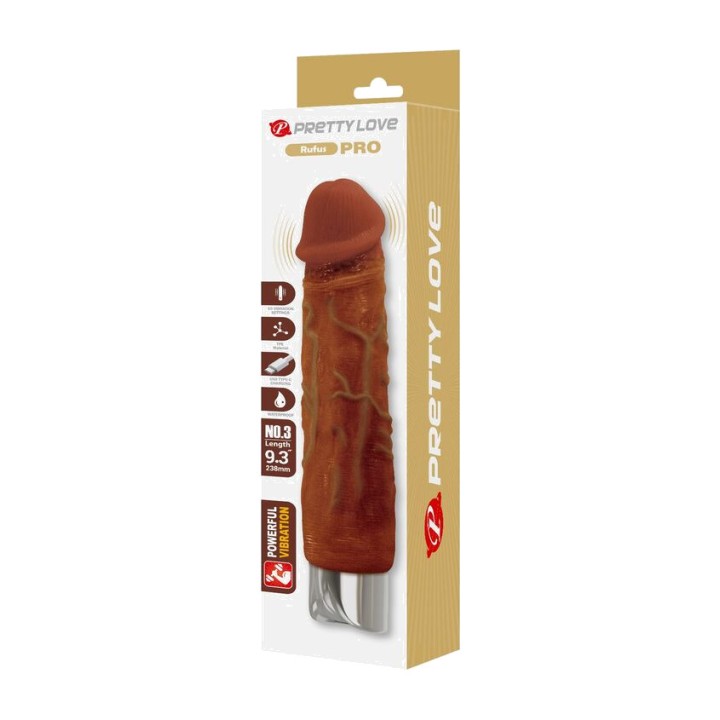 PRETTY LOVE Vibrator realistic PRO 23,5CM Ø 4,8CM D-246087