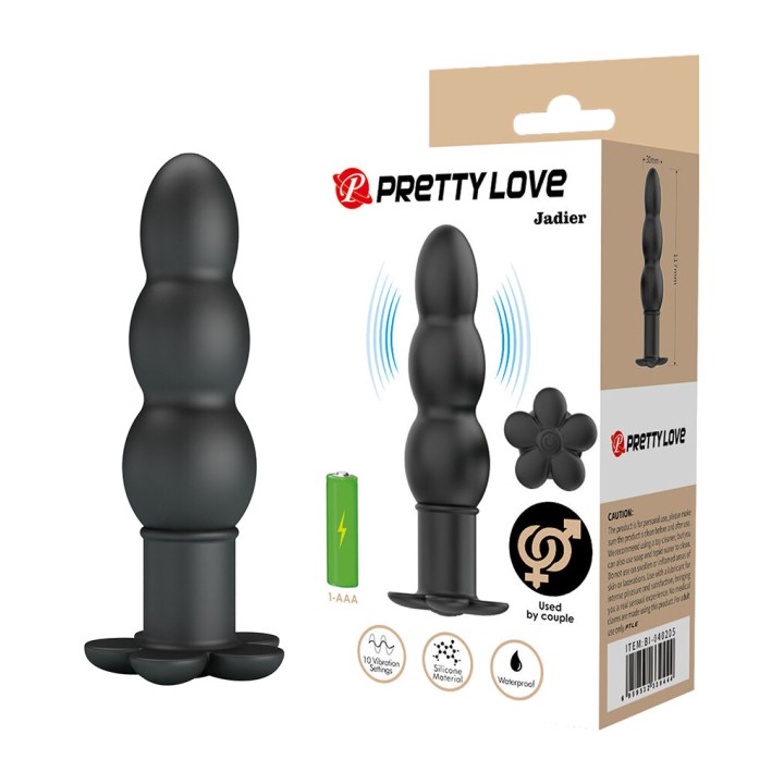 PRETTY LOVE Vibrating anal plug JADIER D-245227