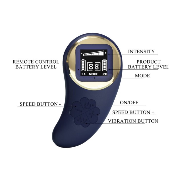 PRETTY LOVE Vibrating egg with remote control VIVIAN