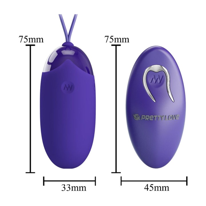 PRETTY LOVE Vibrating egg with remote control BERGER YOUTH